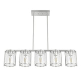 Hunter Astwood 5-Light Brushed Nickel Glam Led Chandelier