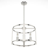 Hunter Astwood 4-Light Polished Nickel Modern/Contemporary Led Bare Bulb Chandelier