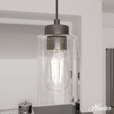 Hunter Hartland 3-Light Noble Bronze Transitional Globe LED Large Hanging