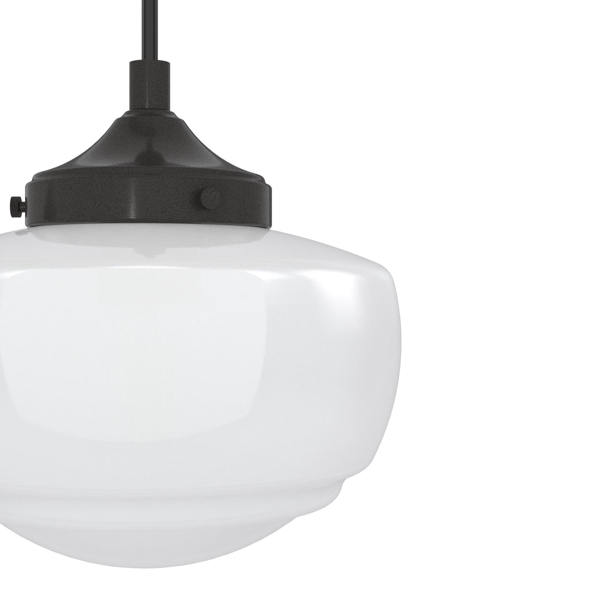 Hunter Saddle Creek 3-Light Noble Bronze Transitional Opal Glass Linear LED Large Hanging