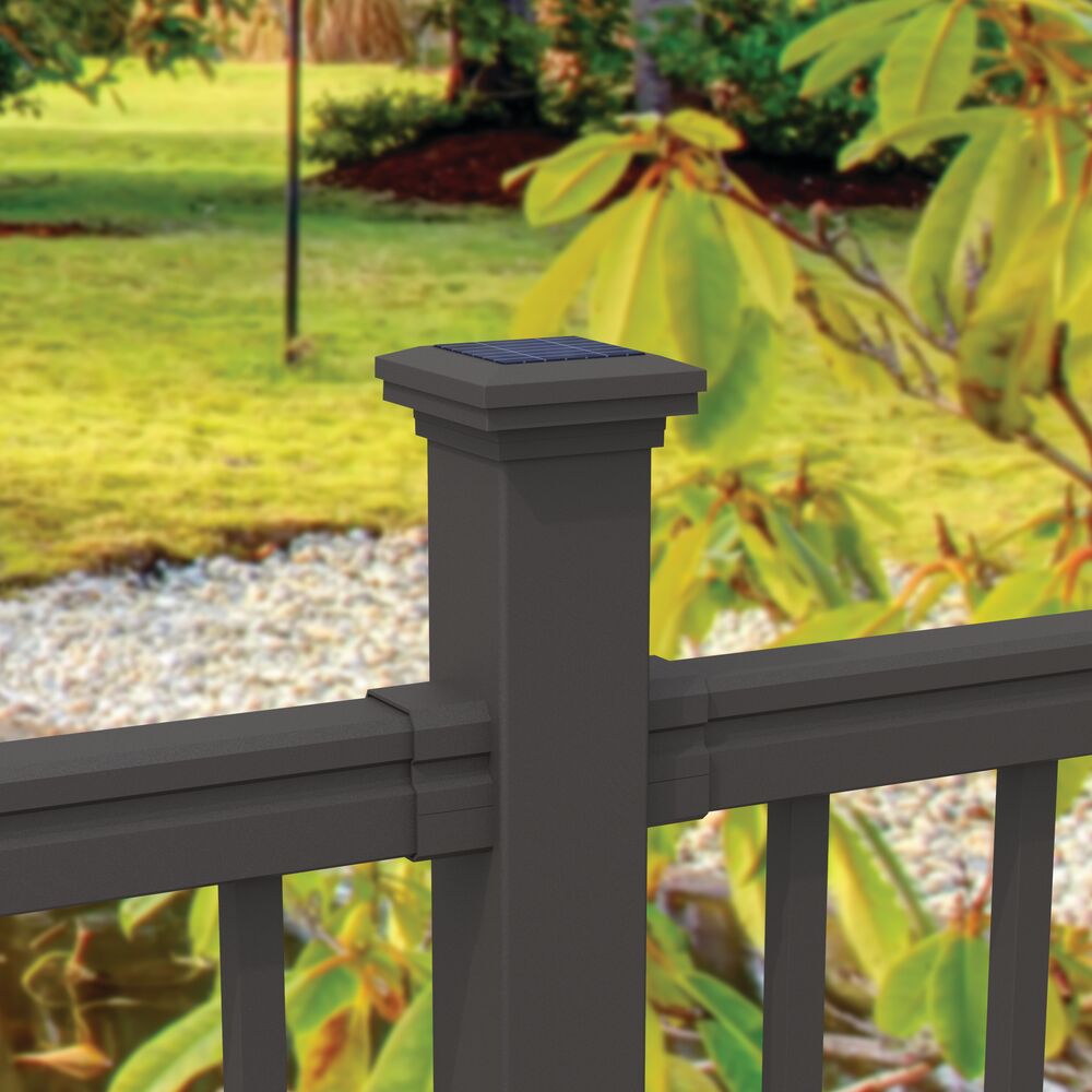 Freedom 3-in x 3-in Matte Bronze Aluminum Deck Post Cap