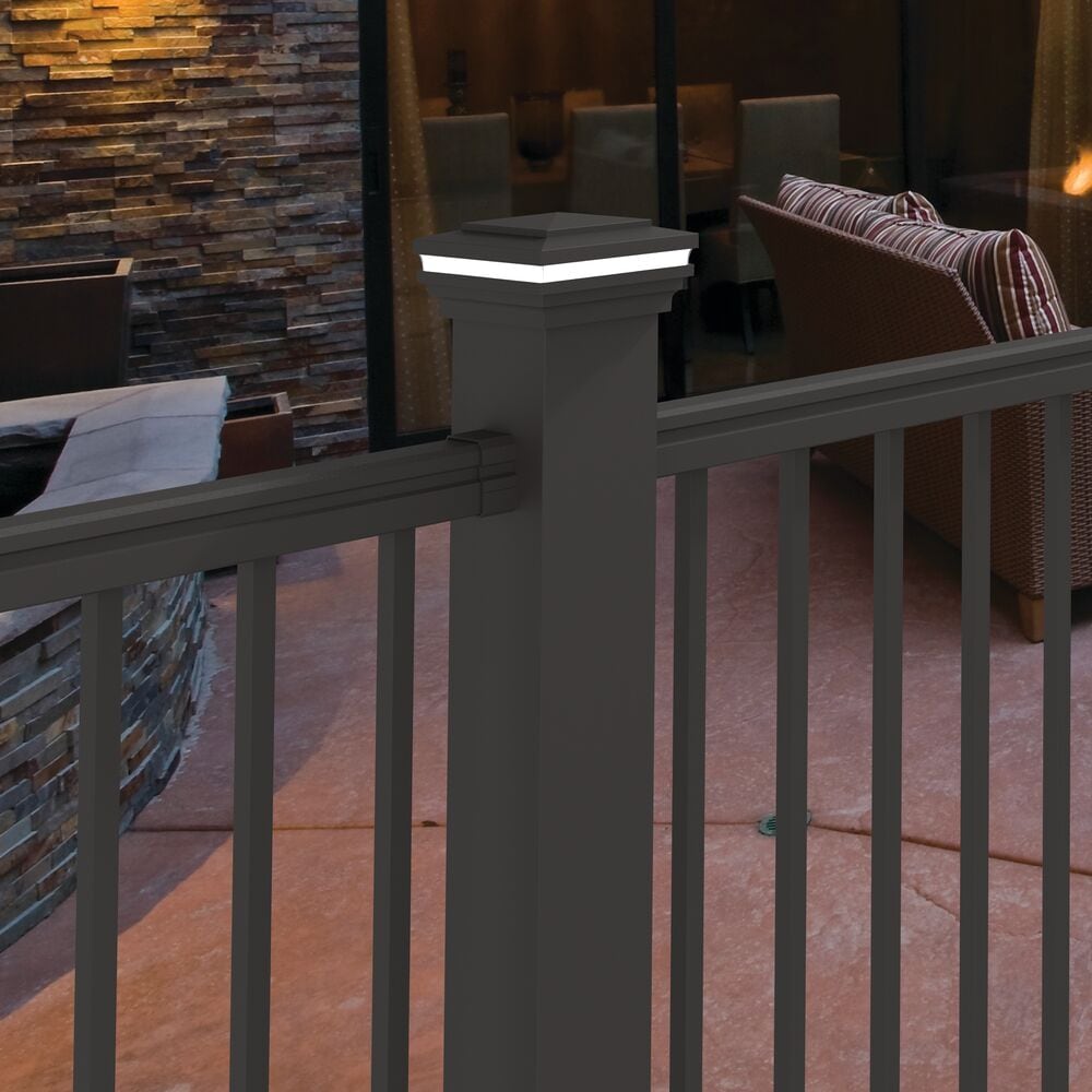 Freedom 4-in x 4-in Matte Bronze Nylon Deck Post Cap