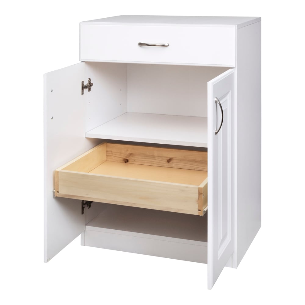 Estate 20.5-in W x 3.625-in H Wood Composite Hardwood Freestanding Utility Storage Cabinet