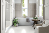 Satori Windsor White 12-in x 24-in Polished Porcelain Floor and Wall Tile (1.93-sq. ft/ Piece)