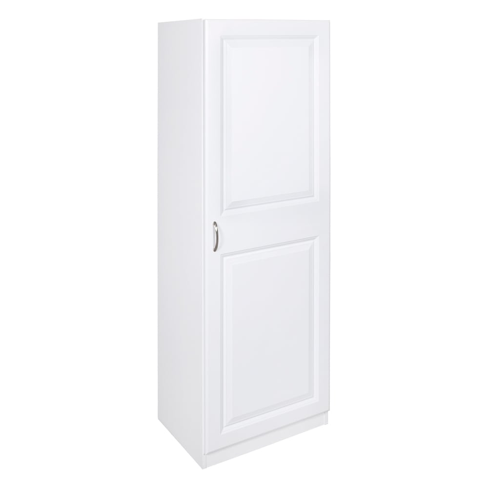 Estate 23.75-in W x 70.375-in H Wood Composite White Wall-mount Utility Storage Cabinet