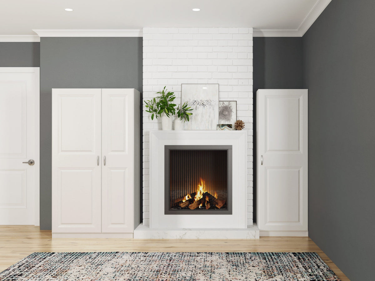 Estate 23.75-in W x 70.375-in H Wood Composite White Wall-mount Utility Storage Cabinet