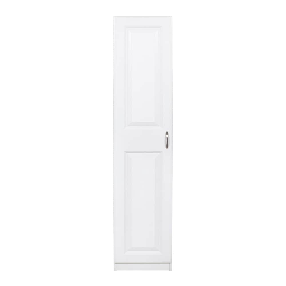 Estate 15-in W x 70.375-in H Wood Composite White Wall-mount Utility Storage Cabinet