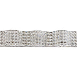 Alexa 3-Light Polished Chrome Vanity Light