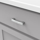 Hickory Hardware Crest 3-in (76mm) Center to Center Rectangular Handle Drawer Pull