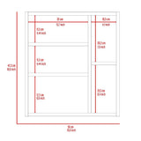 Forclover TU 20-in x 19-in Surface Mount White Mirrored Medicine Cabinet
