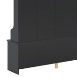 SINOFURN Hall Tree Entryway Bench with Shelves Cabinet