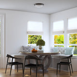 Project Source 2-Pack 13-in Bronze Integrated LED Flush Mount Ceiling Light, 1600 Lumens, 3000K, Dimmable