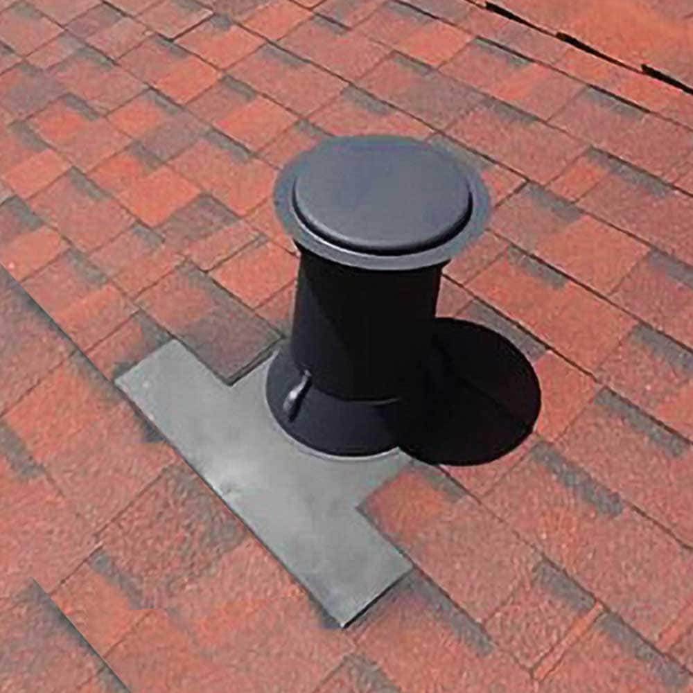Gibraltar Building Products Code Cap Top, 1/2-in to 4-in Pipe, 6-in Base, Aluminum