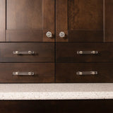 Hickory Hardware Crystal Palace 3-in Center to Center Crysacrylic with Polished Nickel Rectangular Bar Drawer Pull