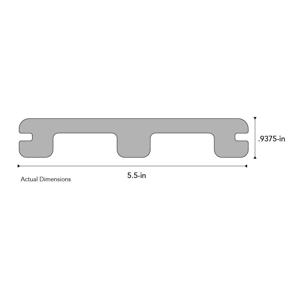 Deckorators Venture 1-in x 6-in Composite Deck Board