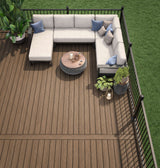 Deckorators Venture 1-in x 12-in x 12-ft Composite Sandbar Fascia Deck Board (Actual Size: 0.4375-in x 11.25-in)