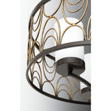 Progress Lighting Cirrine 5-Light Antique Bronze Transitional Chandelier