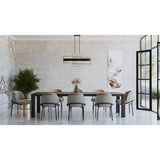Progress Lighting Adagio 6-Light Matte Black Modern/Contemporary Chandelier
