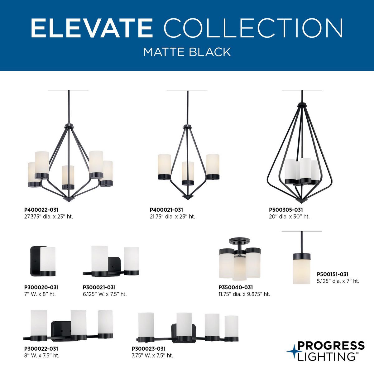 Progress Lighting Elevate 4-Light Polished Chrome Modern/Contemporary Etched Glass Geometric Medium Hanging Pendant Light