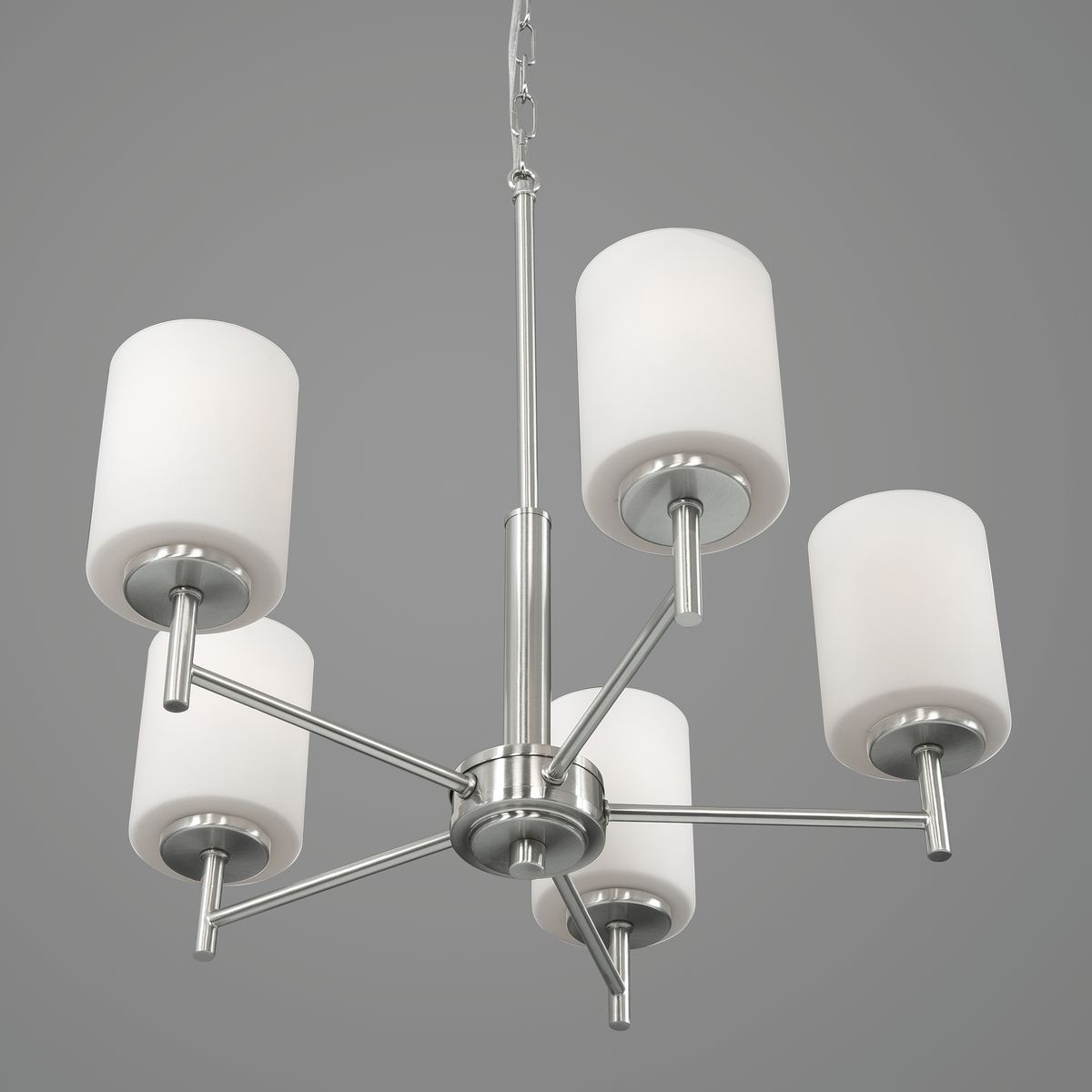 Progress Lighting Replay 5-Light Brushed Nickel Modern/Contemporary Chandelier