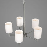 Progress Lighting Replay 5-Light Brushed Nickel Modern/Contemporary Chandelier