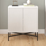 Hailey Home Brighton White 2-Shelf Office Cabinet