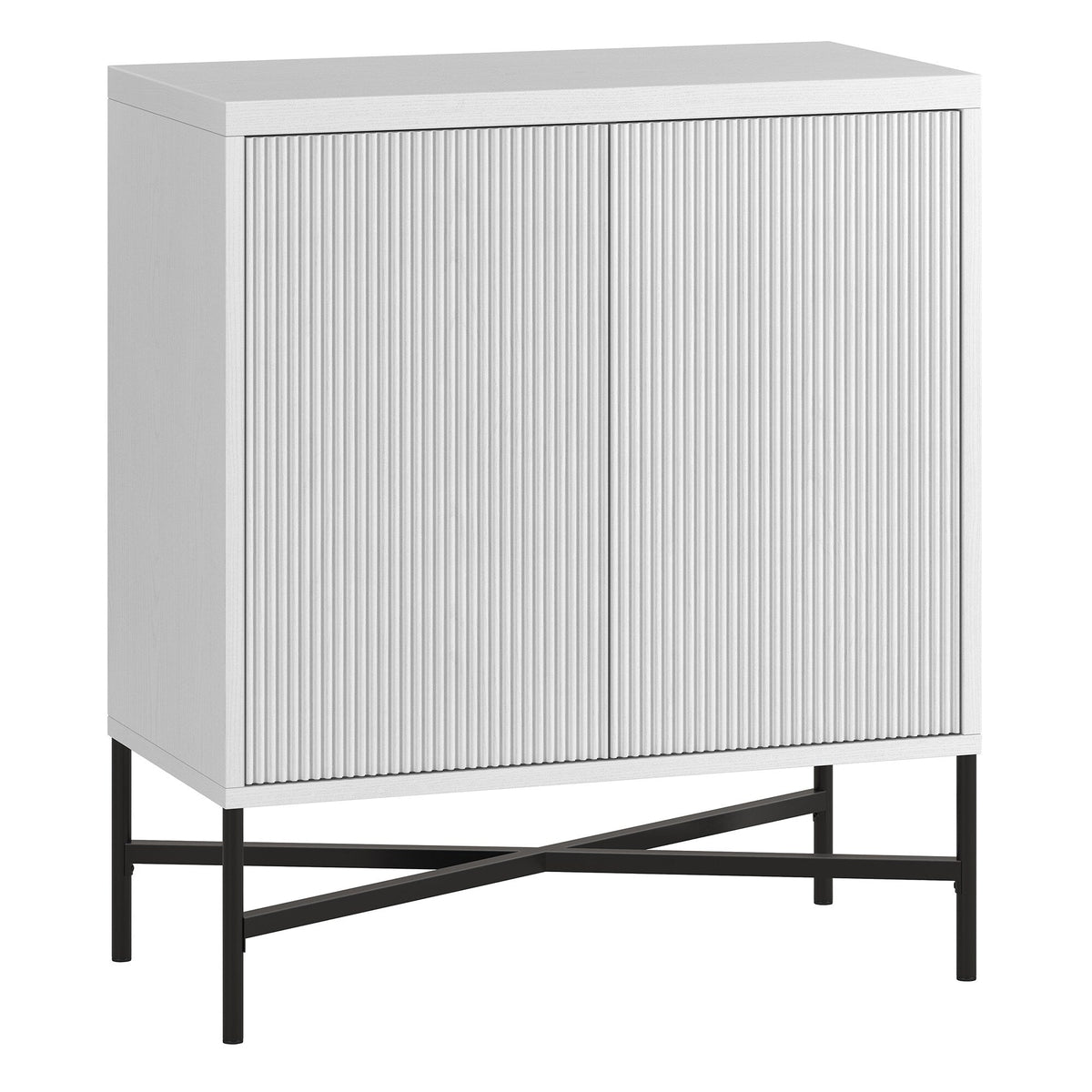 Hailey Home Brighton White 2-Shelf Office Cabinet