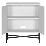 Hailey Home Brighton White 2-Shelf Office Cabinet