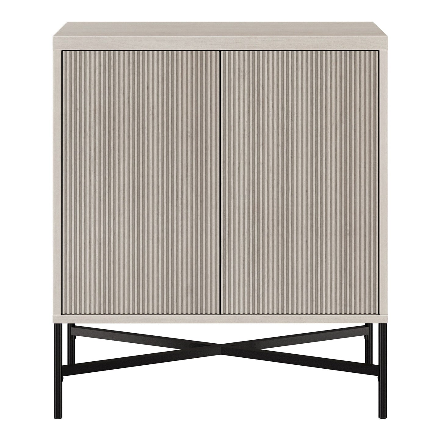 Hailey Home Brighton Alder White 2-Shelf Office Cabinet