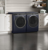 GE 7.8-cu ft Stackable Steam Cycle Electric Dryer (Sapphire Blue) ENERGY STAR