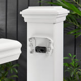 Trex 6-in x 11.25-in Transcend Classic White Composite Line Connector (2-Pack)