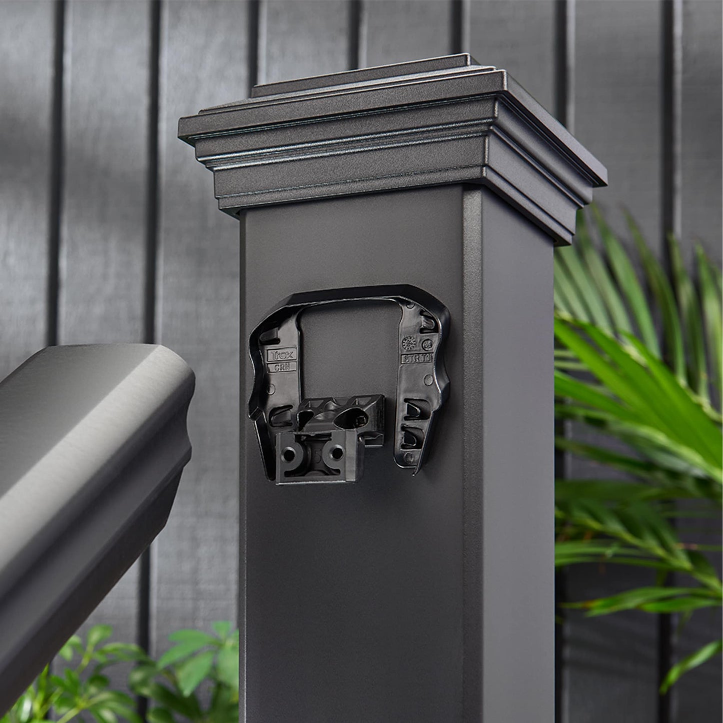 Trex 18.5-in x 6.625-in Transcend Charcoal Black Composite Stair Connector (36-Pack)