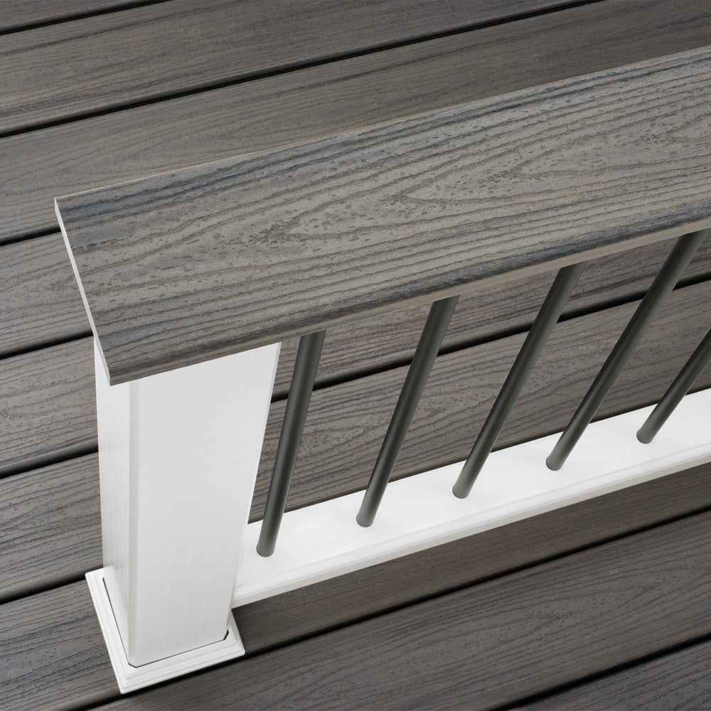 Trex 1-in x 30-in Transcend Aluminum Round Deck Baluster (20-Pack)