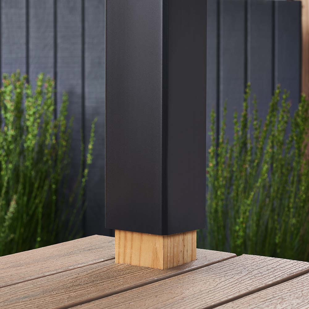 Trex 4.45-in x 4.45-in x 9-ft Composite Deck Post Sleeve