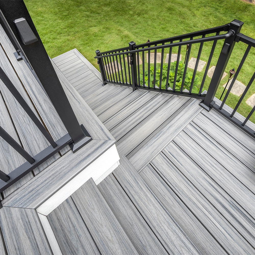 Trex Signature 6-ft x 36-in Charcoal Black Aluminum Deck Rail Kit