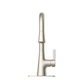 allen + roth Gillen Stainless Utility Faucet with Pulldown Sprayer