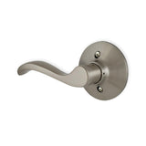 Naples Satin Nickel Right Handed Dummy Door Lever - Super Arbor