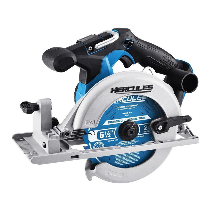 Hercules 20V Lithium‑Ion Cordless 6-1/2 in. Circular Saw – Tool Only