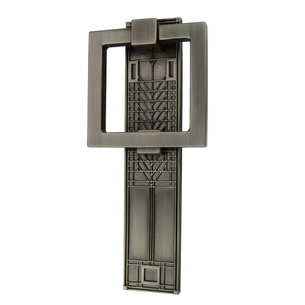 Frank Lloyd Wright Collection Tree of Life Antique Pewter Door Knocker - Super Arbor