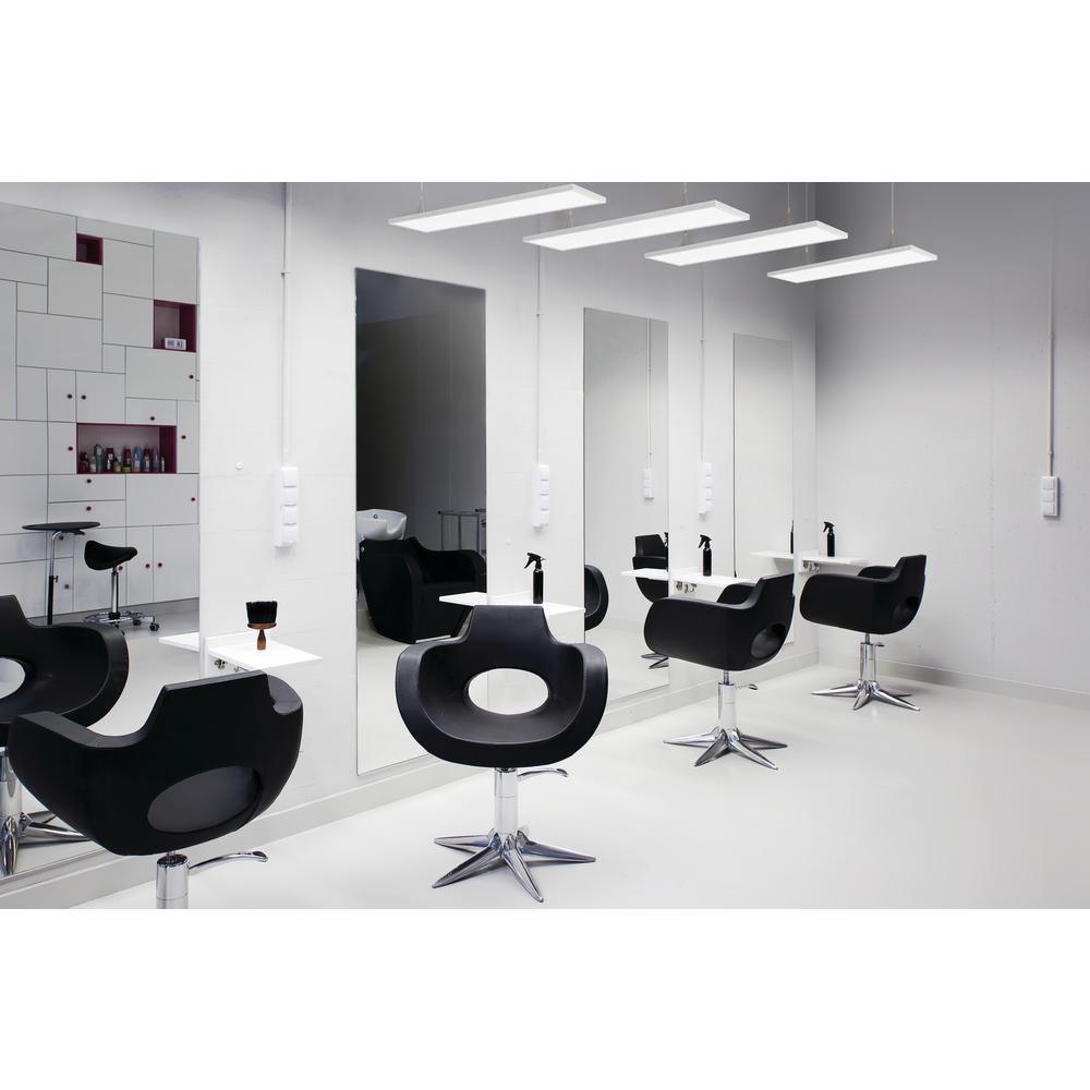 CPANL 1 ft. x 4 ft. White Integrated LED Selectable Lumen Flat Panel Light, Cool White 4000K - Super Arbor