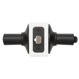 Custom Latitude Matte Black Keyed Entry Door Lever - Super Arbor