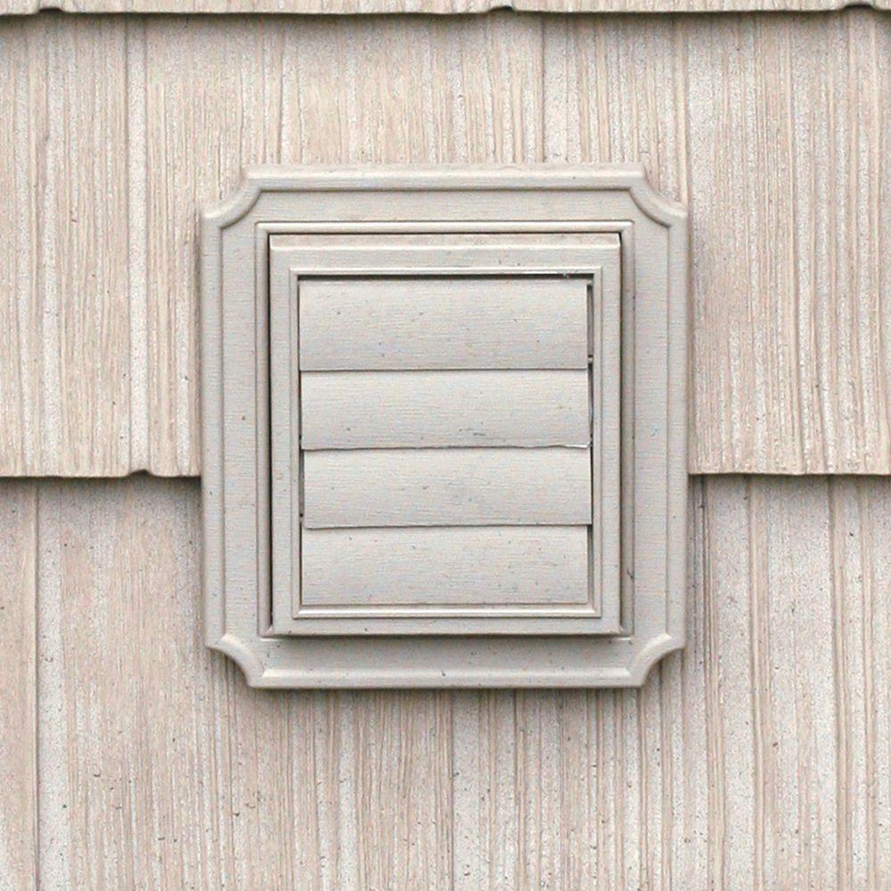 Square Exhaust Siding Vent #117-Bright White - Super Arbor