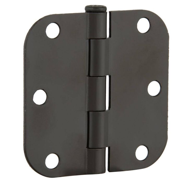 3 in. Oil-Rubbed Bronze 5/8 in. Radius Door Hinge