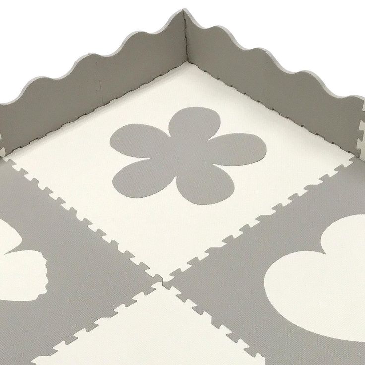 Sorbus Puzzle Mat Interlocking Floor Kids Play Carpet Tiles - Baby Foam Puzzle, Extra Thick Non-Toxic Crawling Mat for Tummy Time, Great for Children Playroom (4 Tiles)