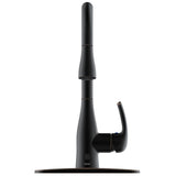Motion Activated Single-Handle Pull-Down Sprayer Kitchen Faucet in Matte Black - Super Arbor
