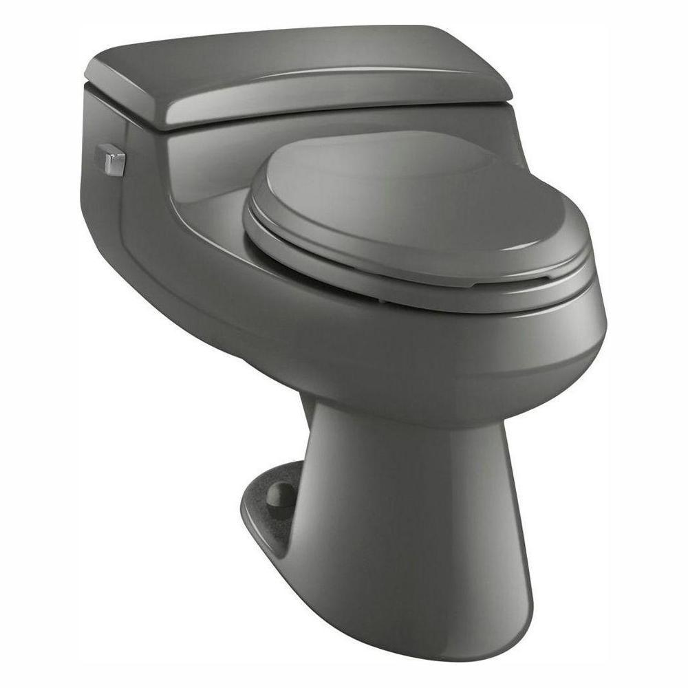 San Raphael Comfort Height 1-piece 1 GPF Single Flush Elongated Toilet in Sandbar, Seat Included - Super Arbor