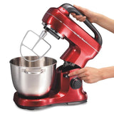4 Qt. 7-Speed Red Stand Mixer with Tilt Head