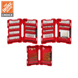SHOCKWAVE Impact Duty Drill and Driver Bit Set and Titanium Drill Bit Set (143-Piece) - Super Arbor