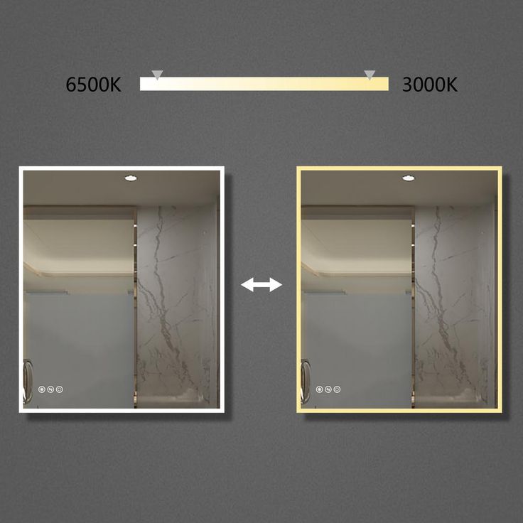 30 in. x 36 in. LED Lighted Single Frameless Bathroom Mirror