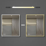30 in. x 36 in. LED Lighted Single Frameless Bathroom Mirror